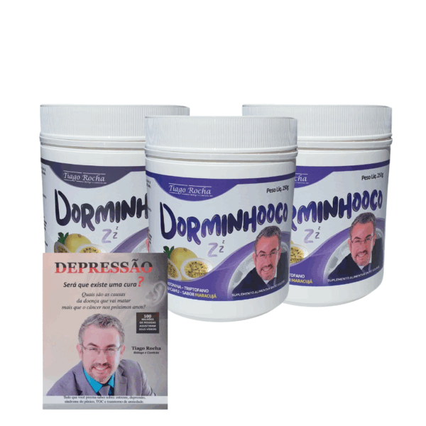 3 Pote Dorminhooco + Revista Depressão