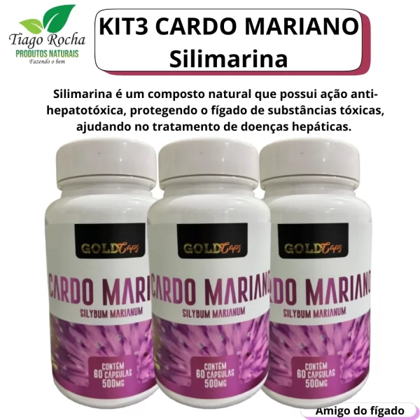 3 Potes de Cardo Mariano
