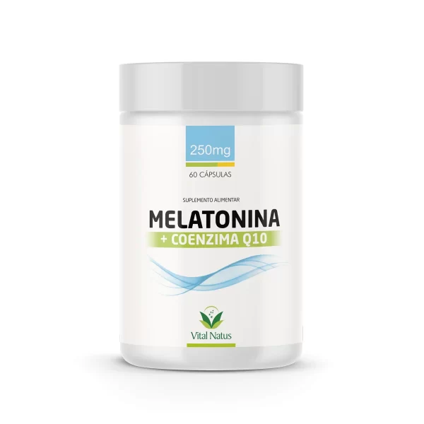 MELATONINA + COENZIMA Q10 – 250mg – 60 cápsulas (durma melhor)