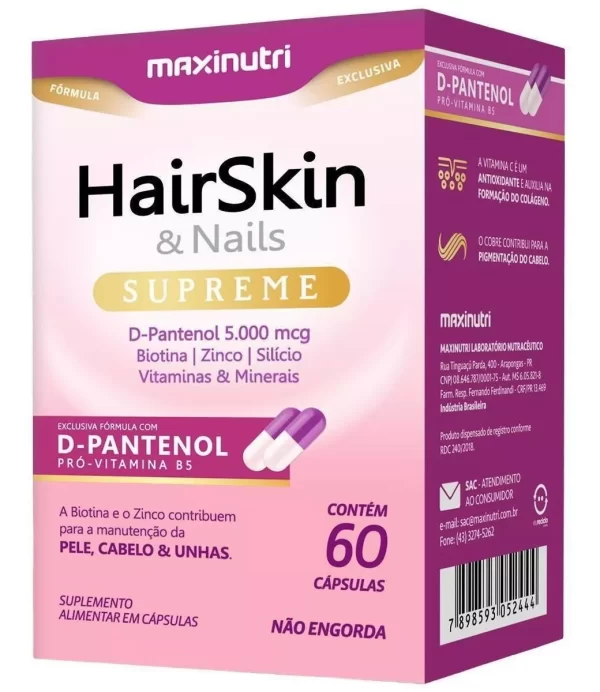 Cabelo Pele Unhas DPantenol