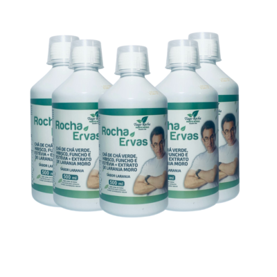 5 Frascos Rocha Ervas Promoção