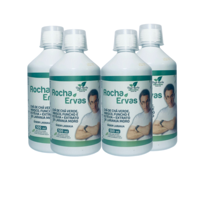4 Frascos Rocha Ervas -  Promoção