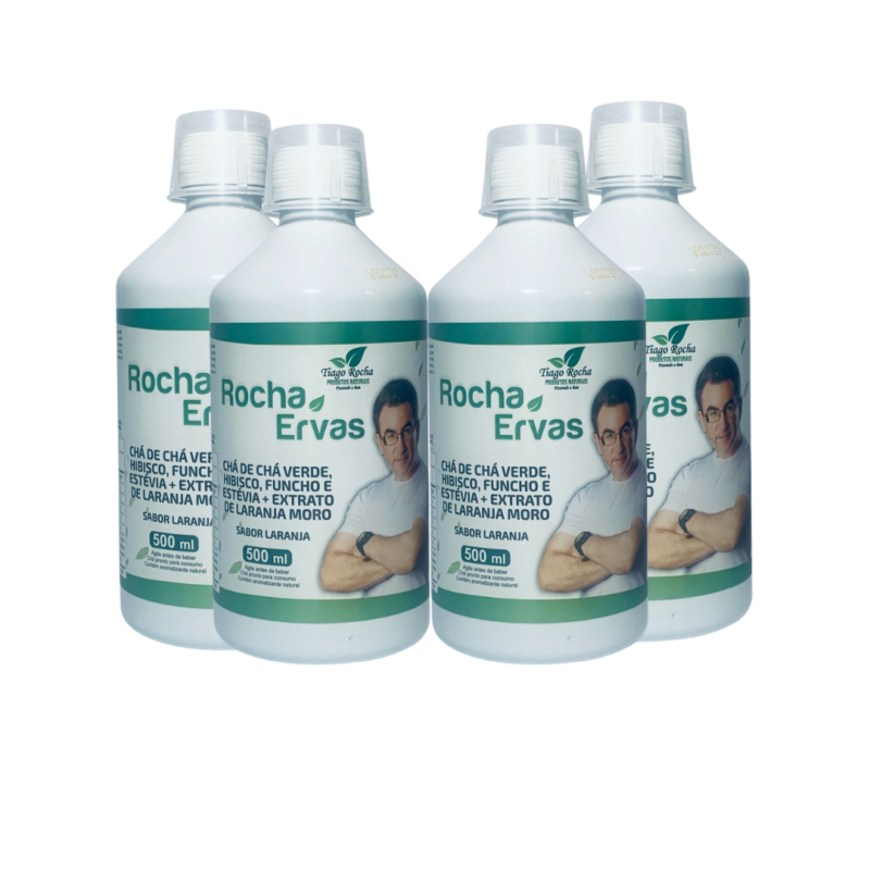 4 Frascos Rocha Ervas –  Promoção