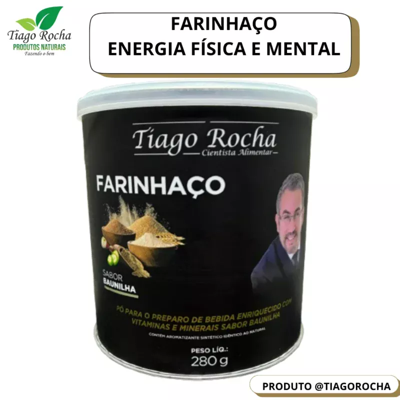 1 pote Farinhaço 280g “Farinha da Felicidade” saúde mental e física