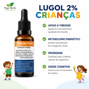 Lugol 2% Inorgânico 30ml para crianças