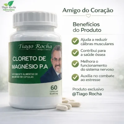 Cloreto Magnésio PA 60 Cápsulas